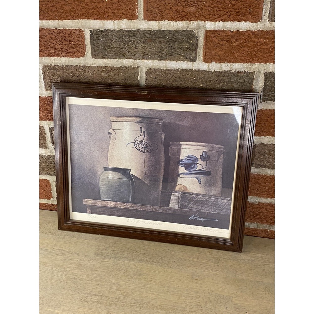 MICHAEL‎ J WEBER  (1941-2019) LISTED AMERICAN FINE ORIGINAL WATERCOLOR